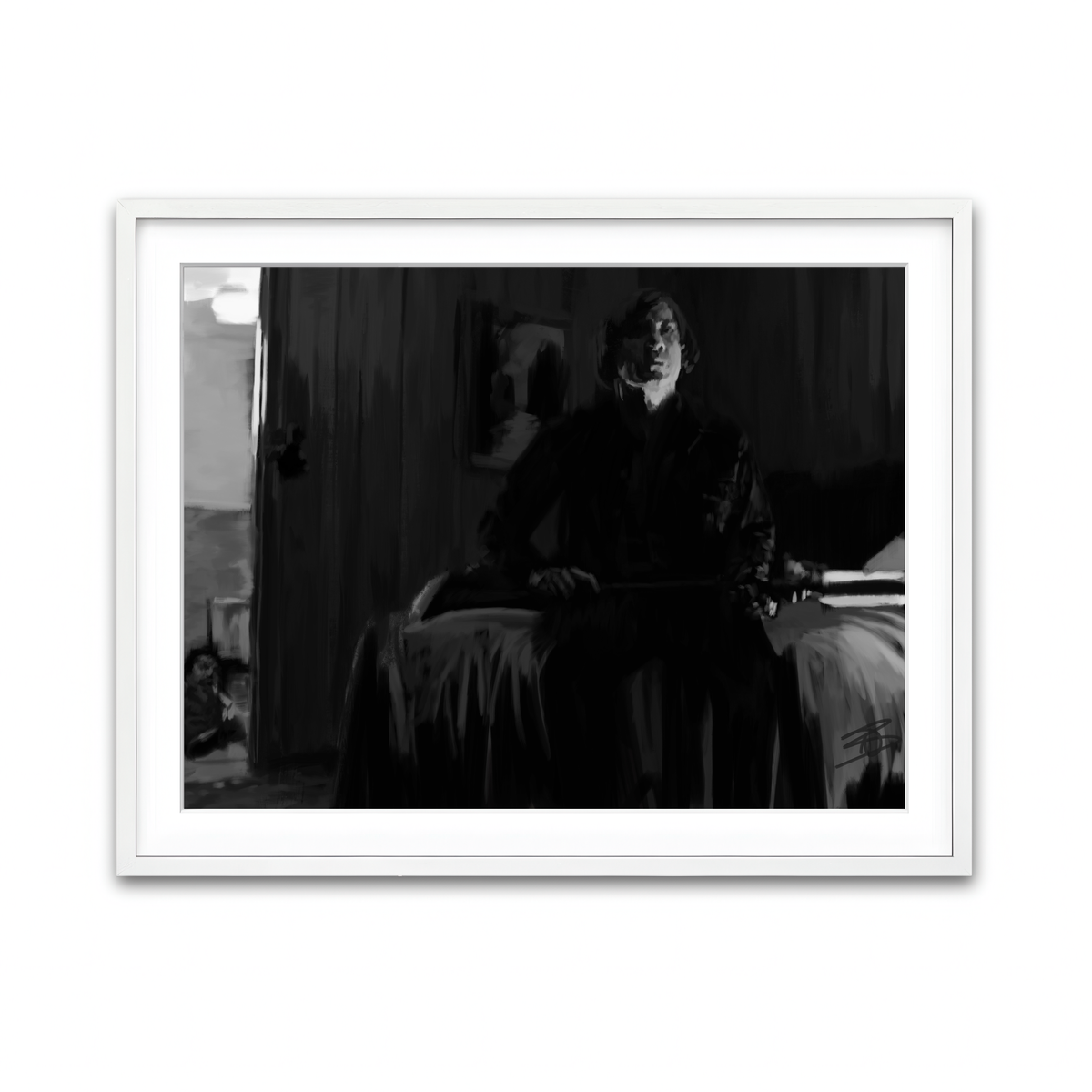 Framed Print 4x3 White
