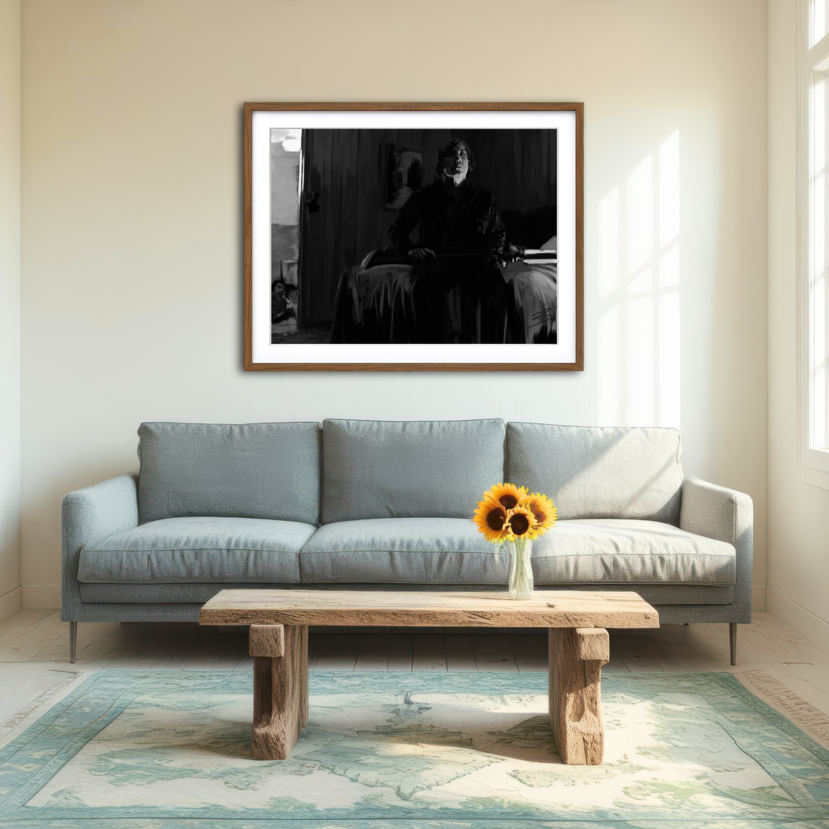AUTO-MOCKUP ROOM | Anton Chigurh Wall Art