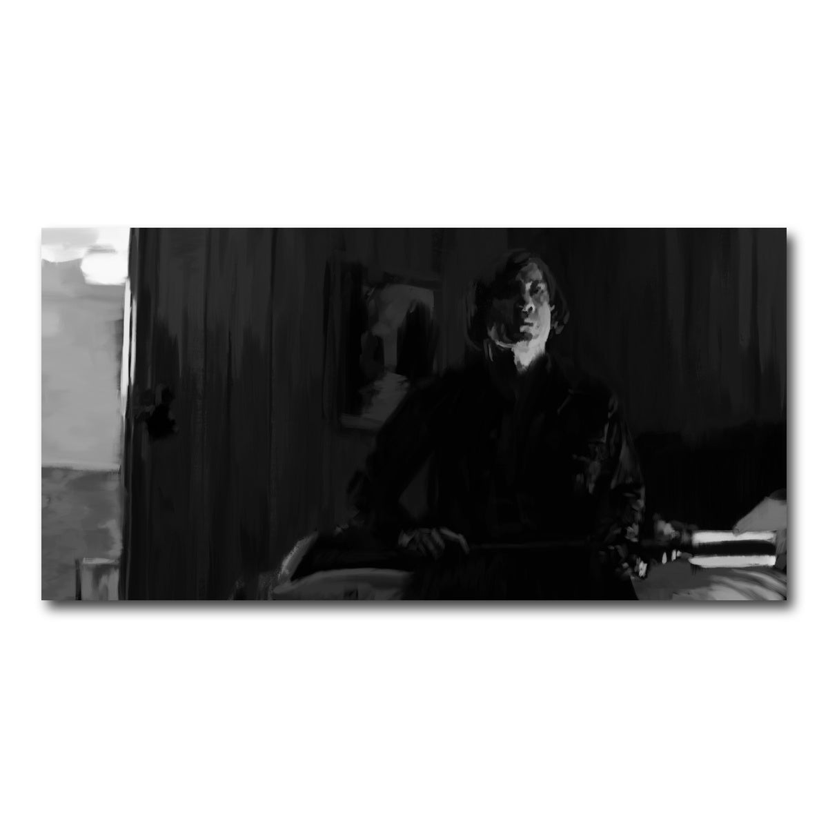 AUTO-MOCKUP WHITE | Anton Chigurh | 1 Piece | Gallery Wrap Canvas | group=2x1