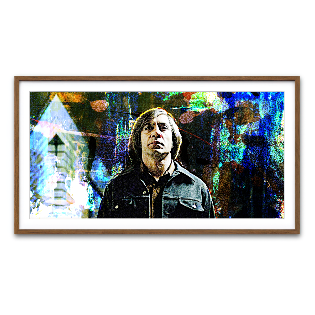 Framed Print 2x1 Walnut