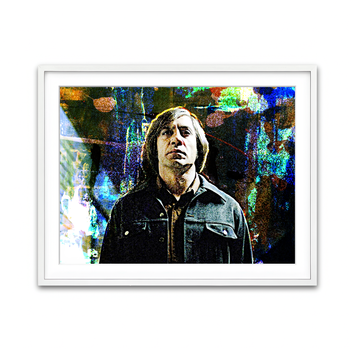 Framed Print 4x3 White