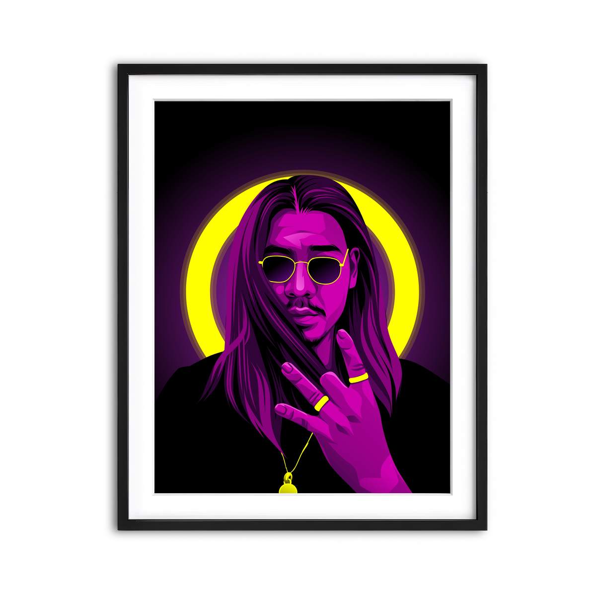 Framed Print 3x4 Black