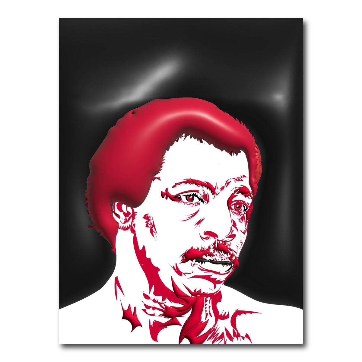 AUTO-MOCKUP WHITE | Apollo Creed | 1 Piece | Gallery Wrap Canvas | group=3x4