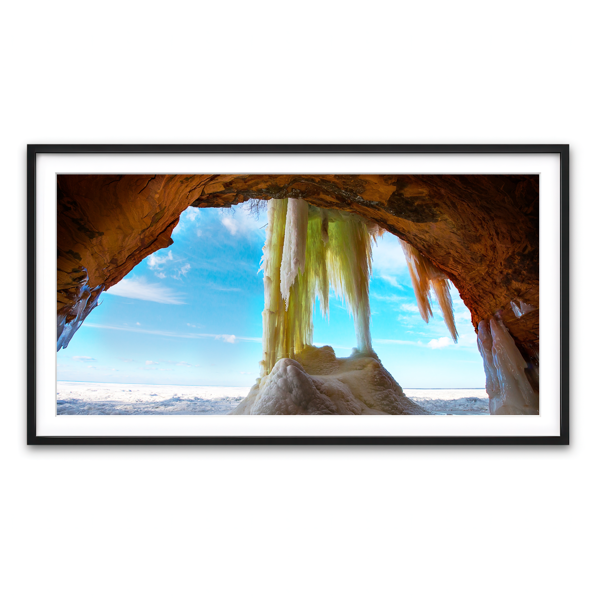 Framed Print 2x1 Black