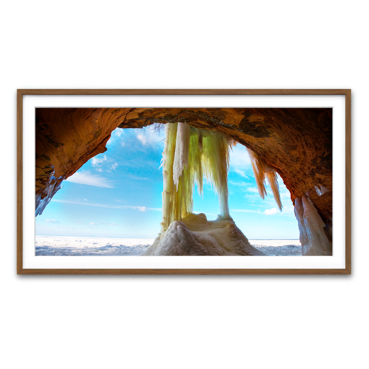 Framed Print 2x1 Walnut