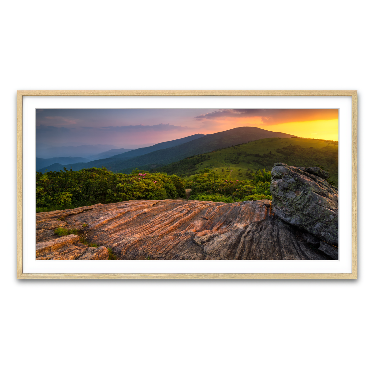 Framed Print 2x1 Natural