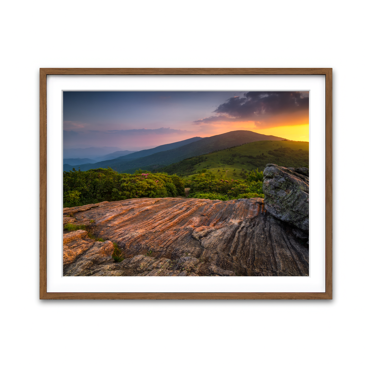 Framed Print 4x3 Walnut