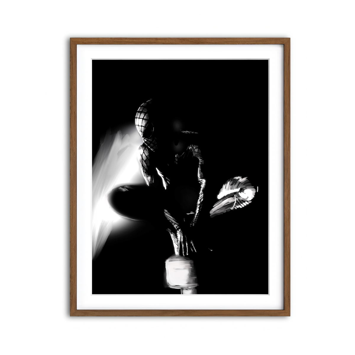 Framed Print 3x4 Walnut