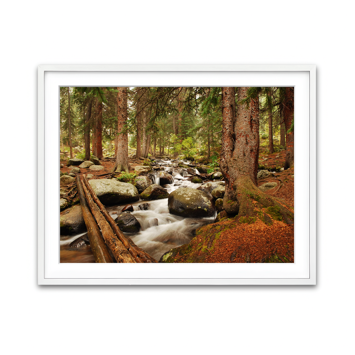 Framed Print 4x3 White