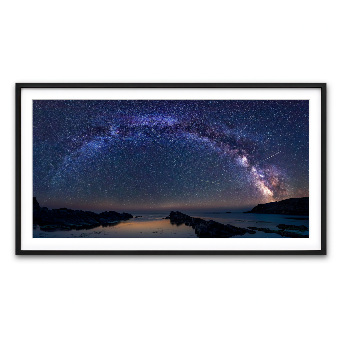 Framed Print 2x1 Black