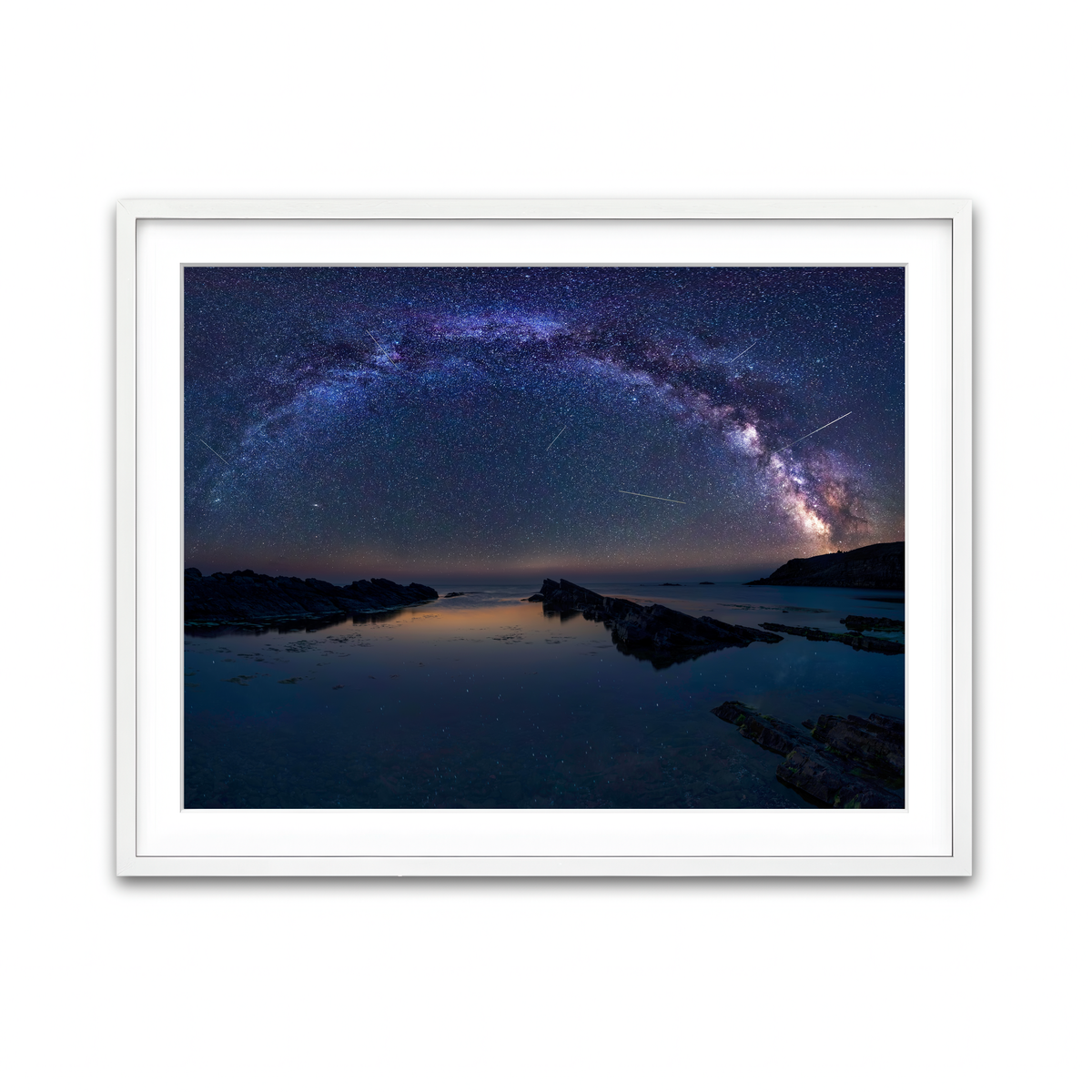 Framed Print 4x3 White