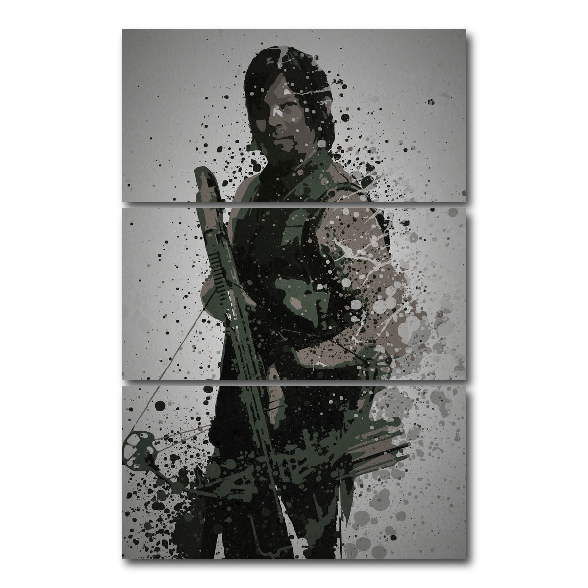 AUTO-MOCKUP WHITE | Archer | 3 Piece | Gallery Wrap Canvas | group=12x24_stacked