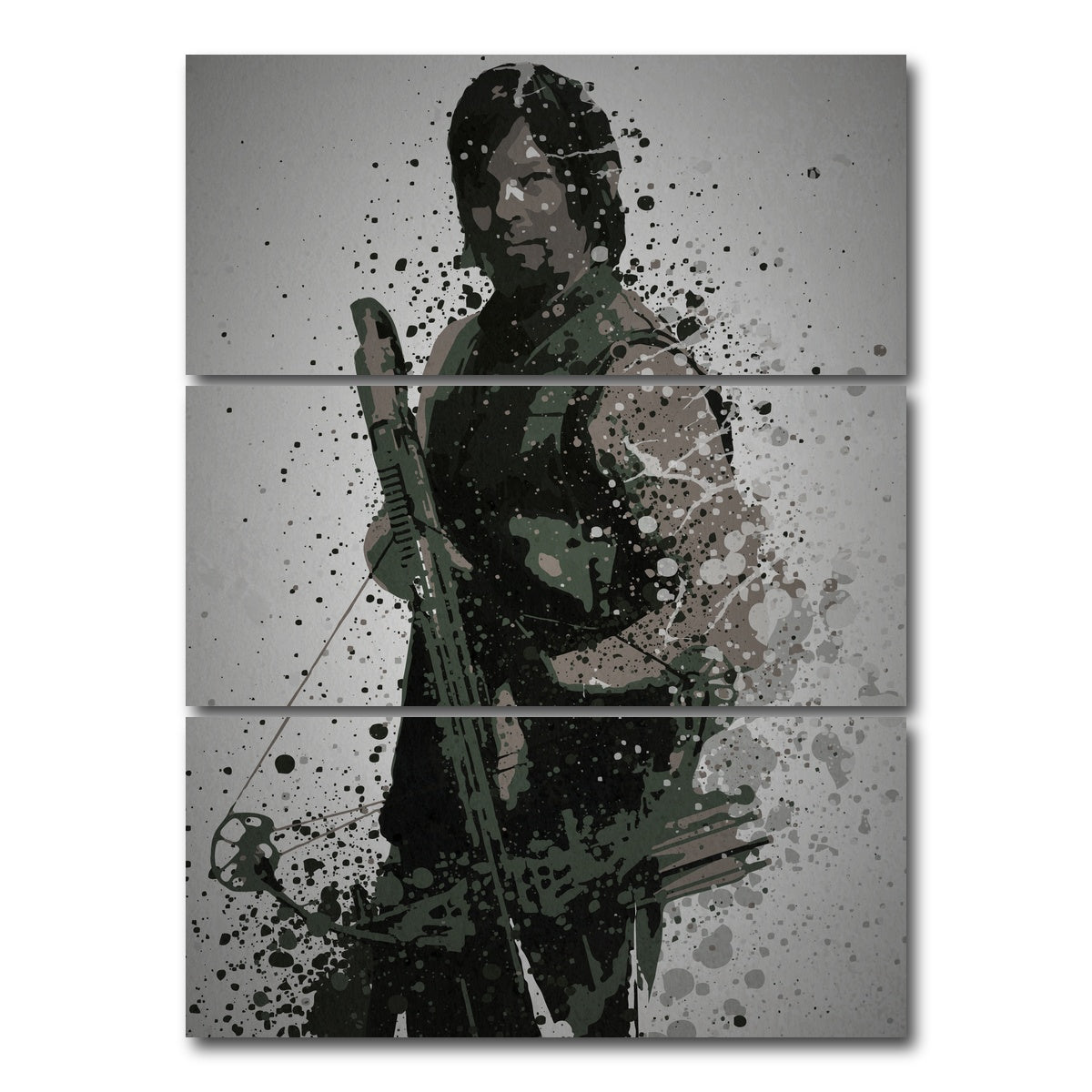 AUTO-MOCKUP WHITE | Archer | 3 Piece | Gallery Wrap Canvas | group=8x18_stacked