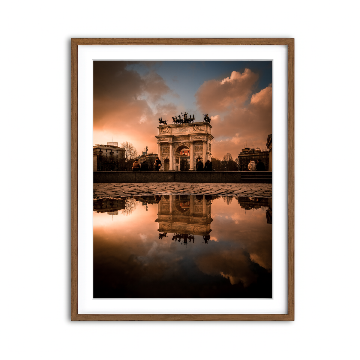 Framed Print 3x4 Walnut