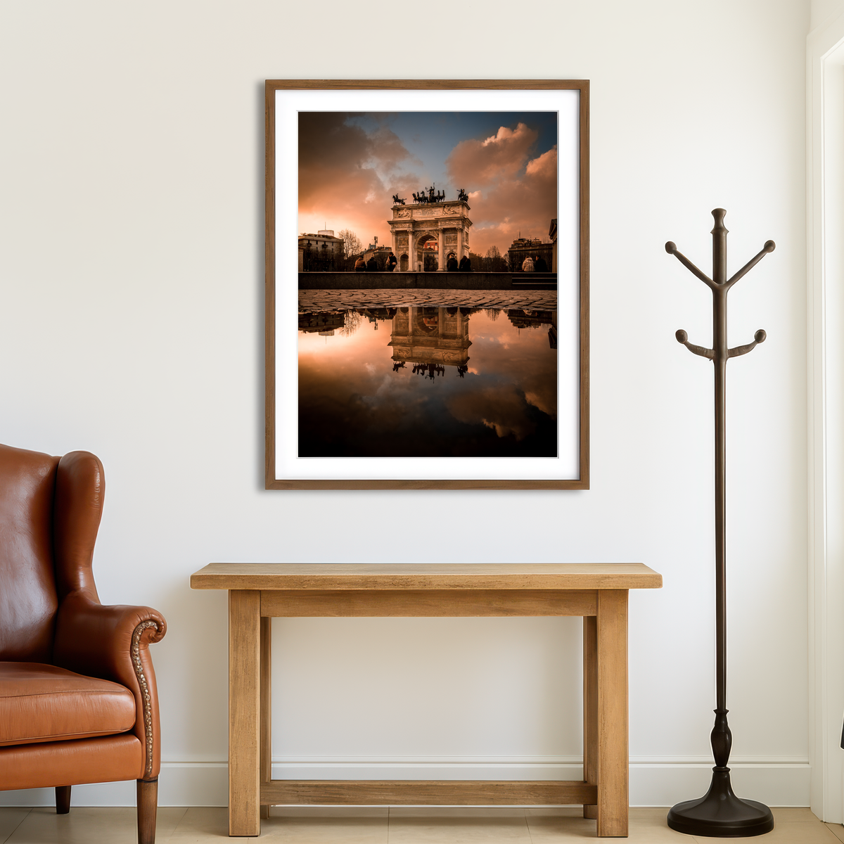 AUTO-MOCKUP ROOM | Arco della Pace Wall Art