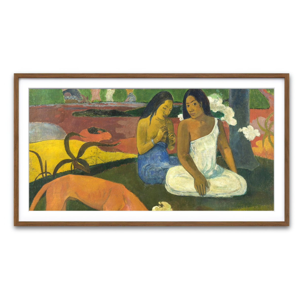 Framed Print 2x1 Walnut