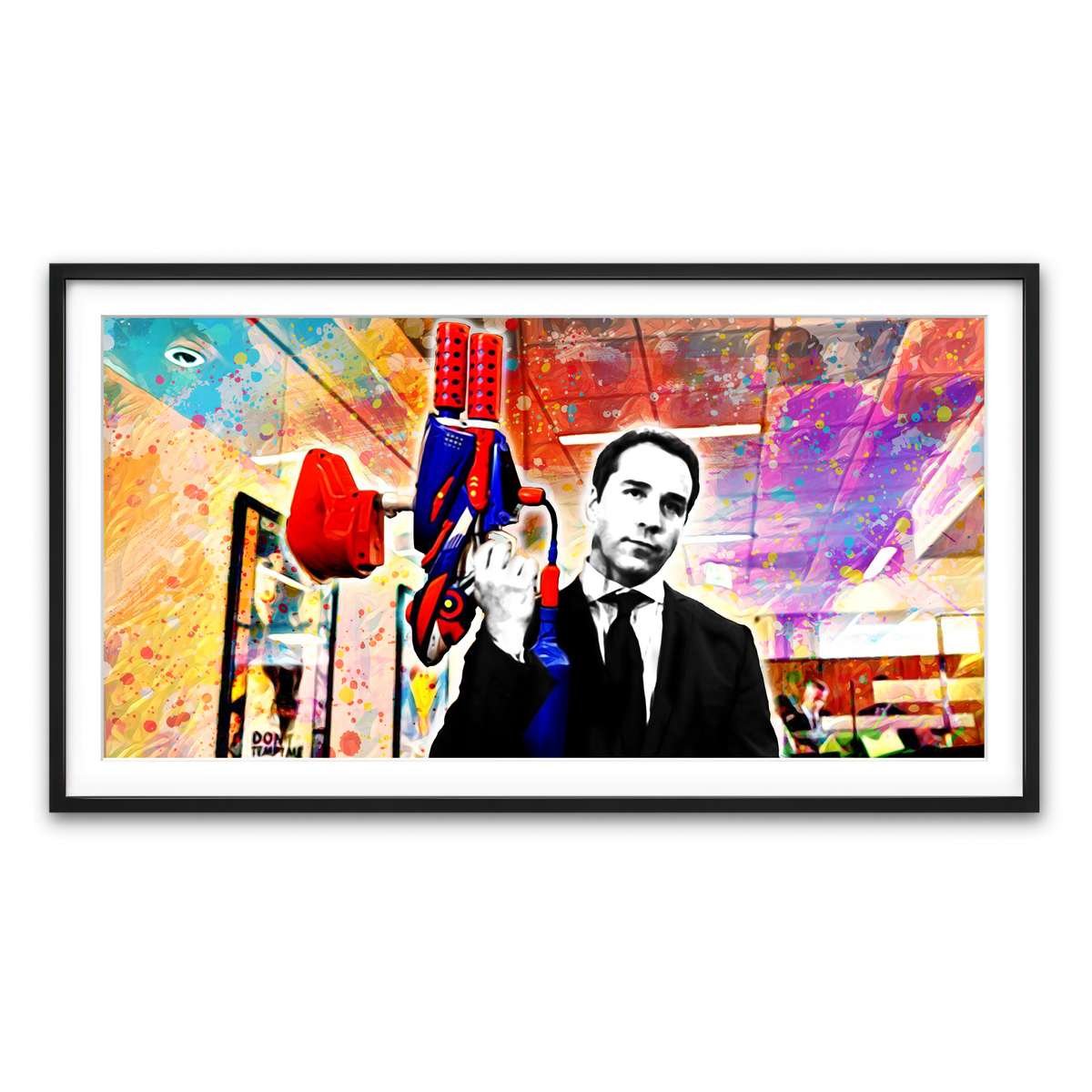 Framed Print 2x1 Black