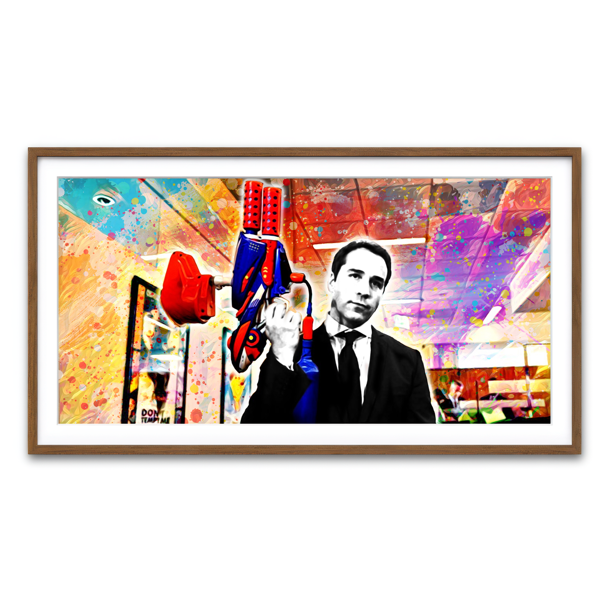 Framed Print 2x1 Walnut