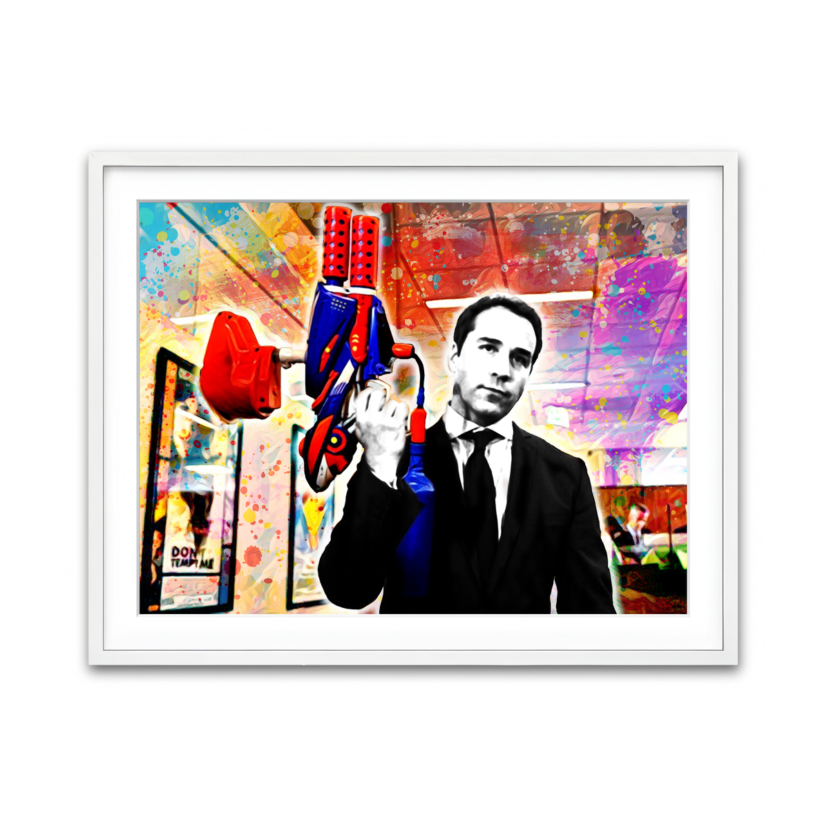 Framed Print 4x3 White
