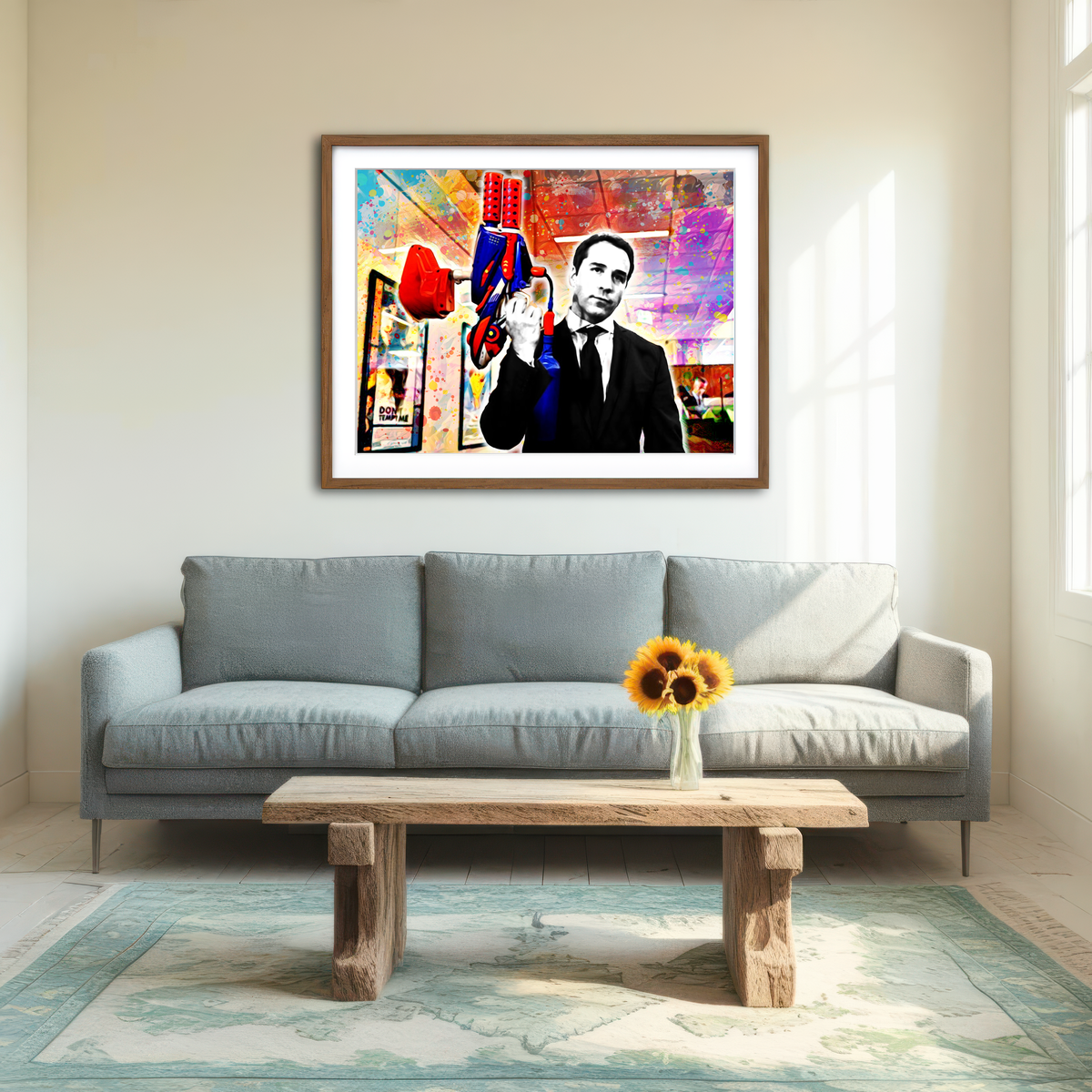 AUTO-MOCKUP ROOM | Ari Gold Wall Art