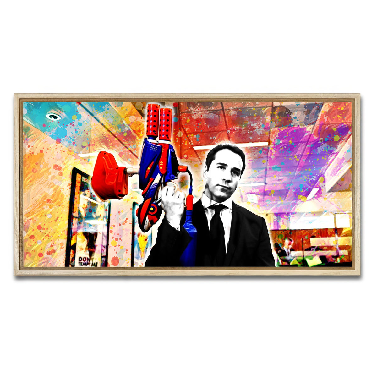AUTO-MOCKUP WHITE | Ari Gold | 1 Piece | Natural Framed Canvas | group=2x1