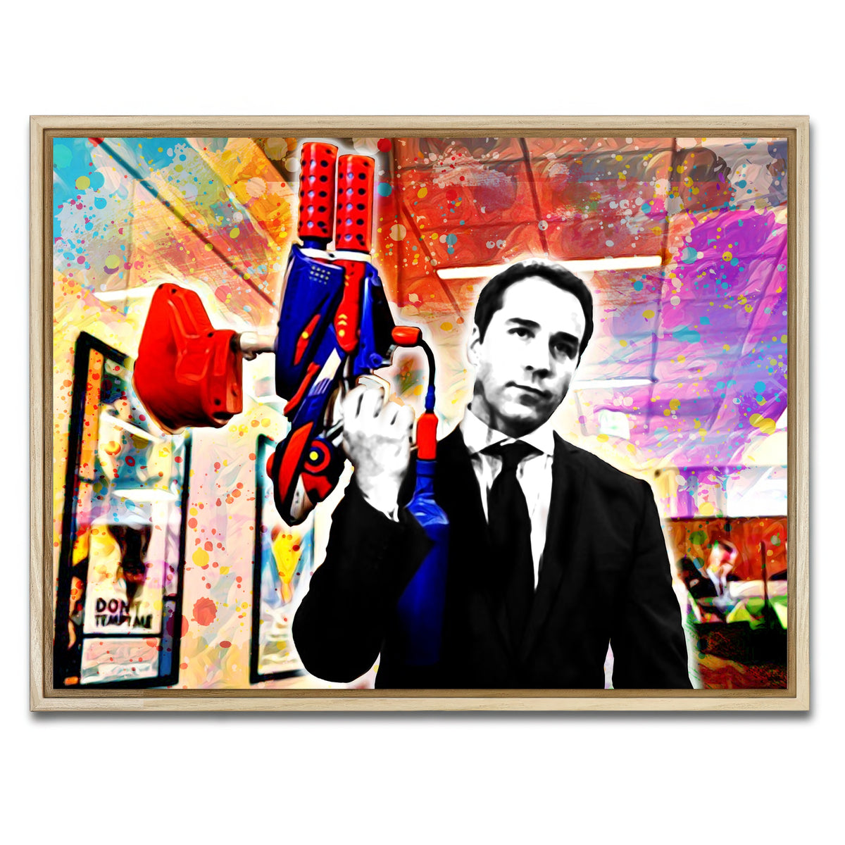 AUTO-MOCKUP WHITE | Ari Gold | 1 Piece | Natural Framed Canvas | group=4x3
