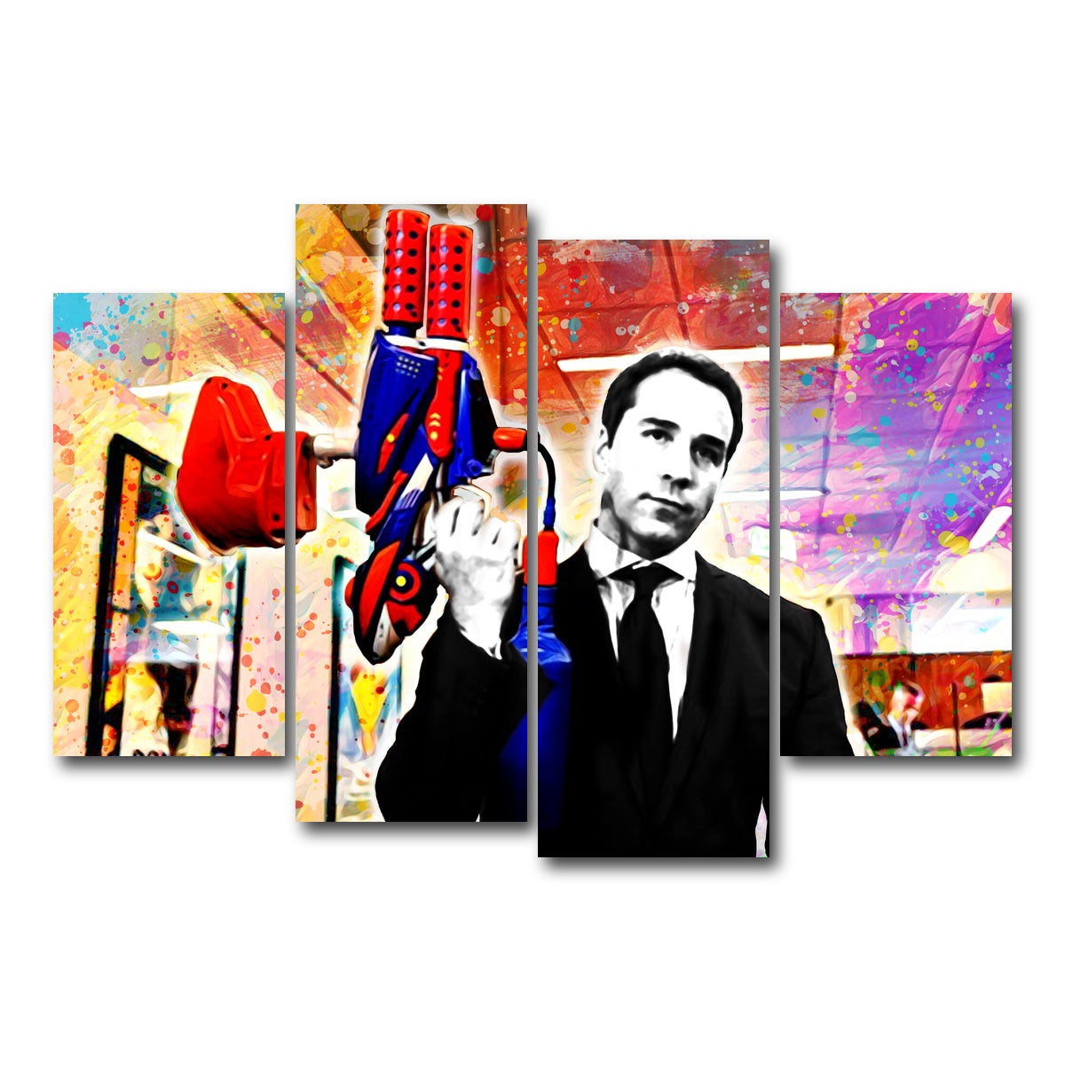 AUTO-MOCKUP WHITE | Ari Gold | 4 Piece | Gallery Wrap Canvas | group=4_short