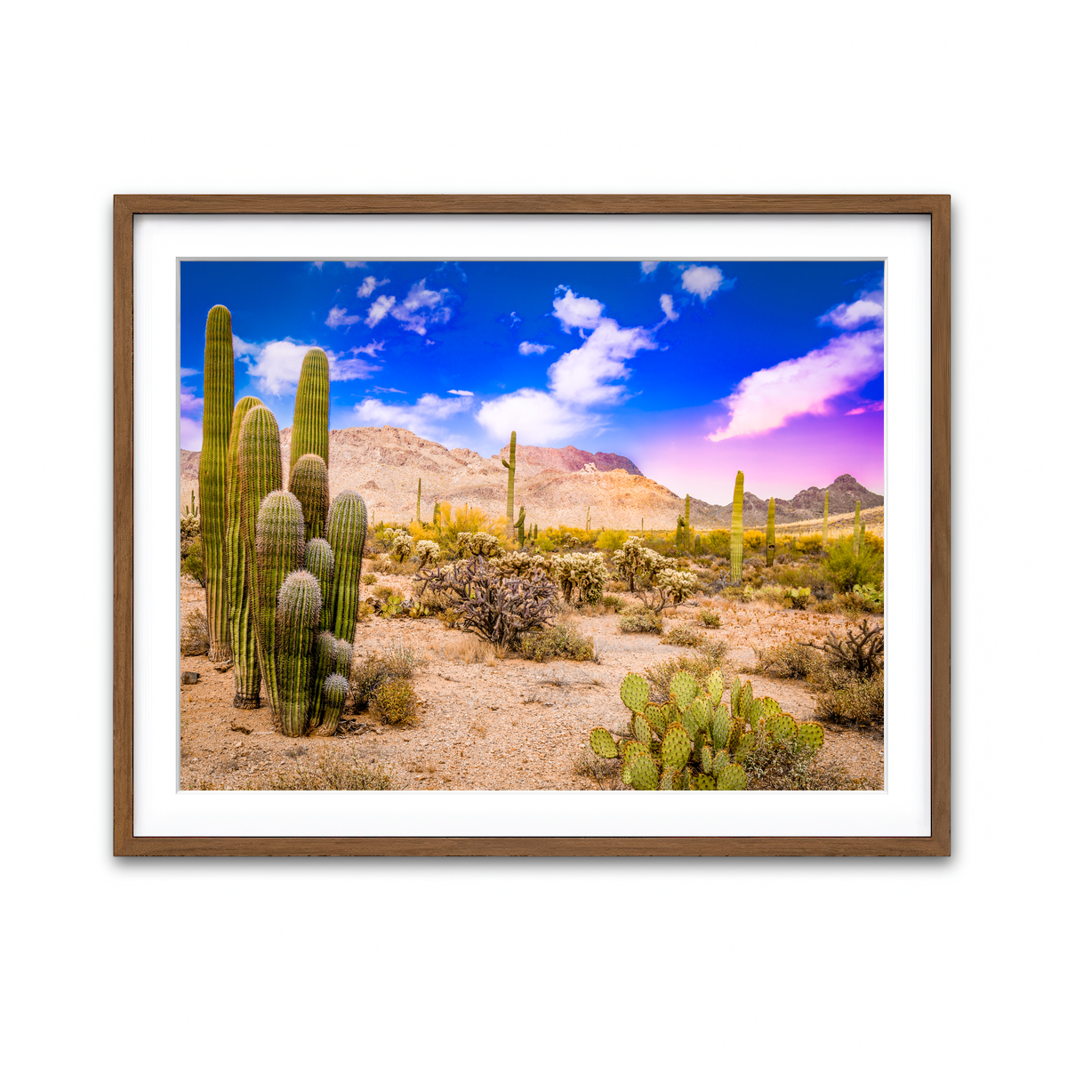 Framed Print 4x3 Walnut