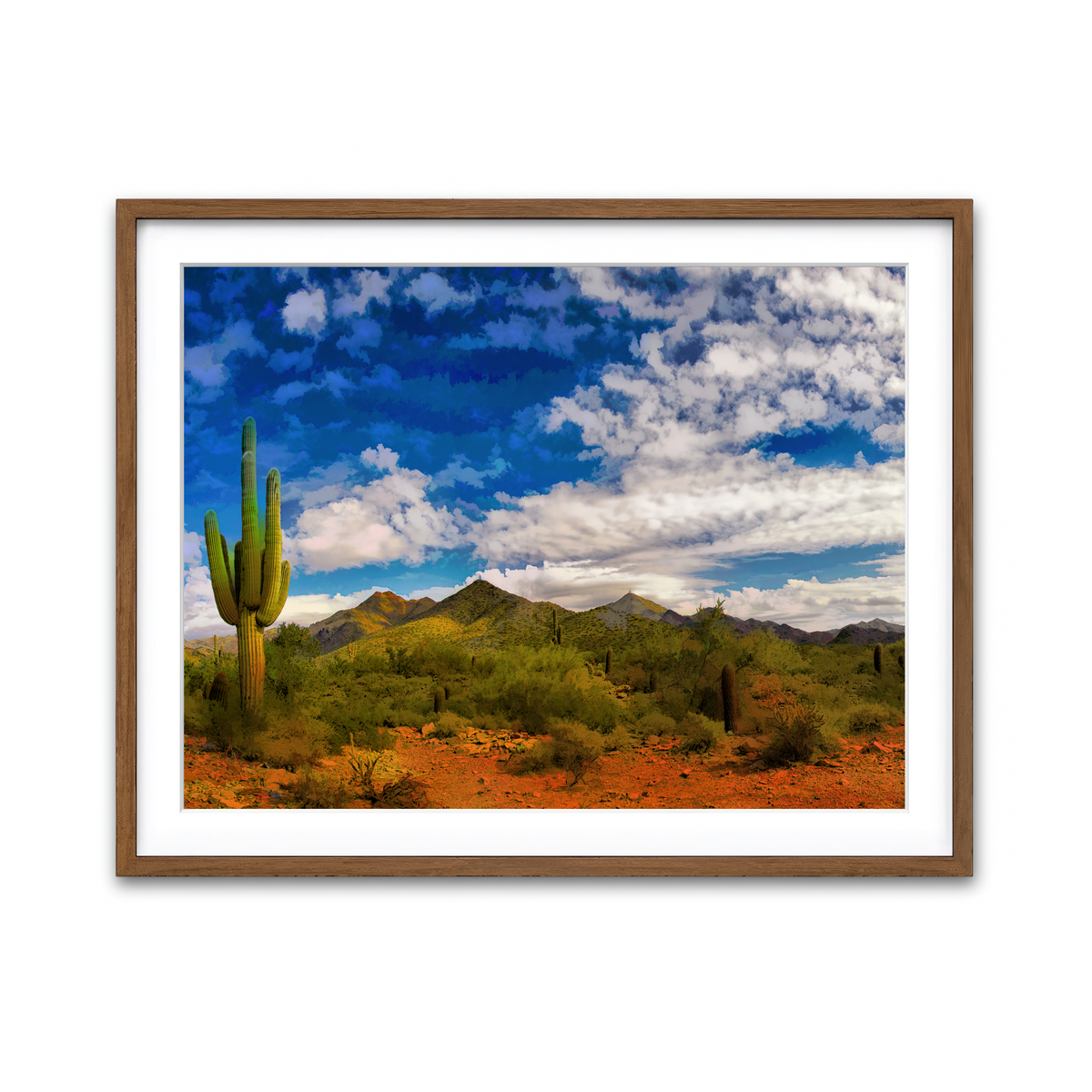 Framed Print 4x3 Walnut
