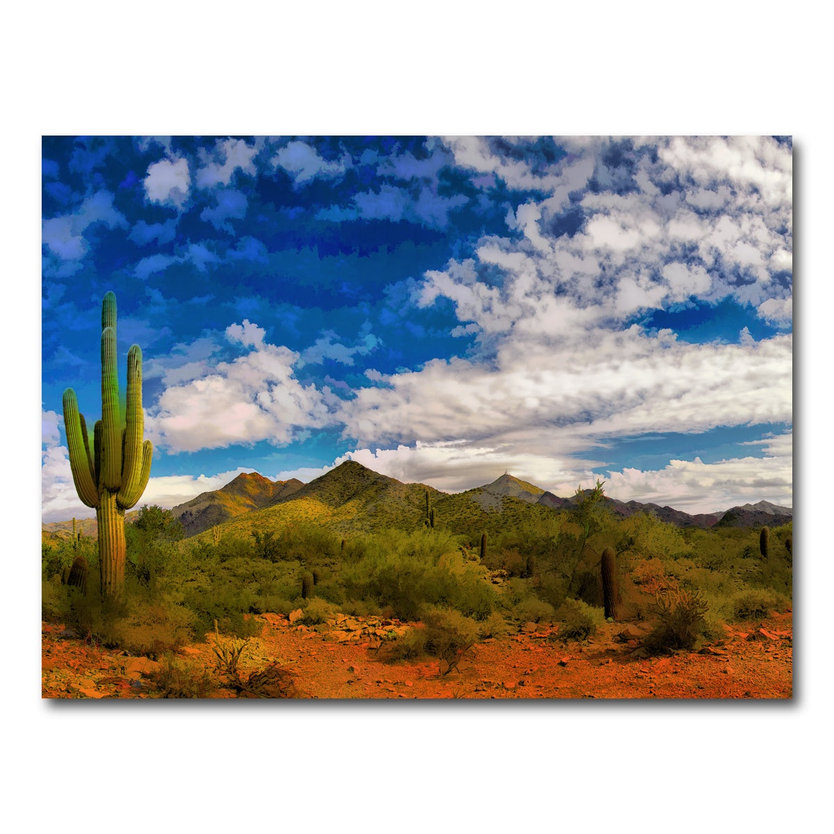 AUTO-MOCKUP WHITE | Arizona Desert | 1 Piece | Gallery Wrap Canvas | group=4x3