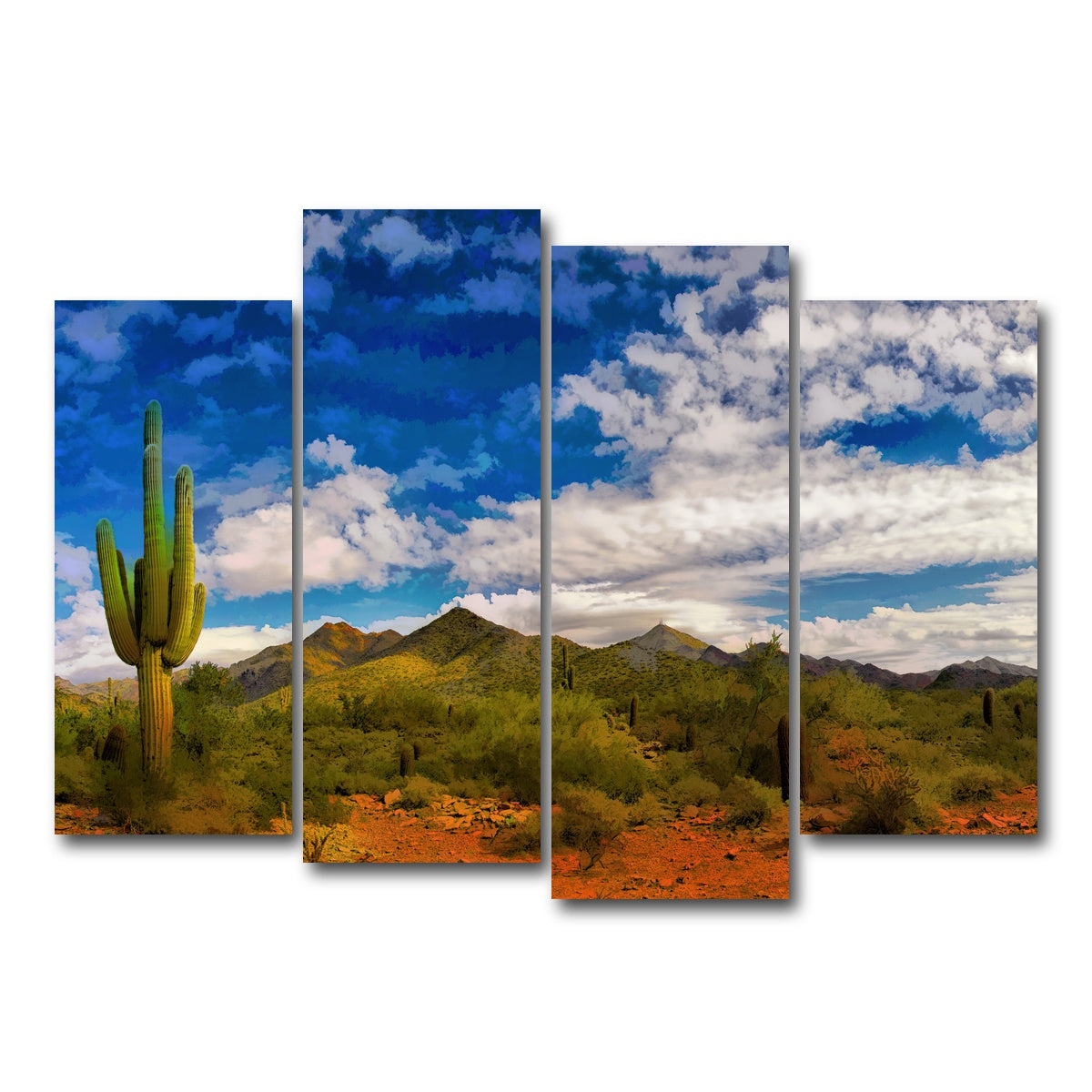 AUTO-MOCKUP WHITE | Arizona Desert | 4 Piece | Gallery Wrap Canvas | group=4_normal