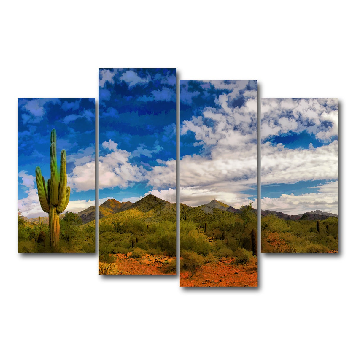 AUTO-MOCKUP WHITE | Arizona Desert | 4 Piece | Gallery Wrap Canvas | group=4_short