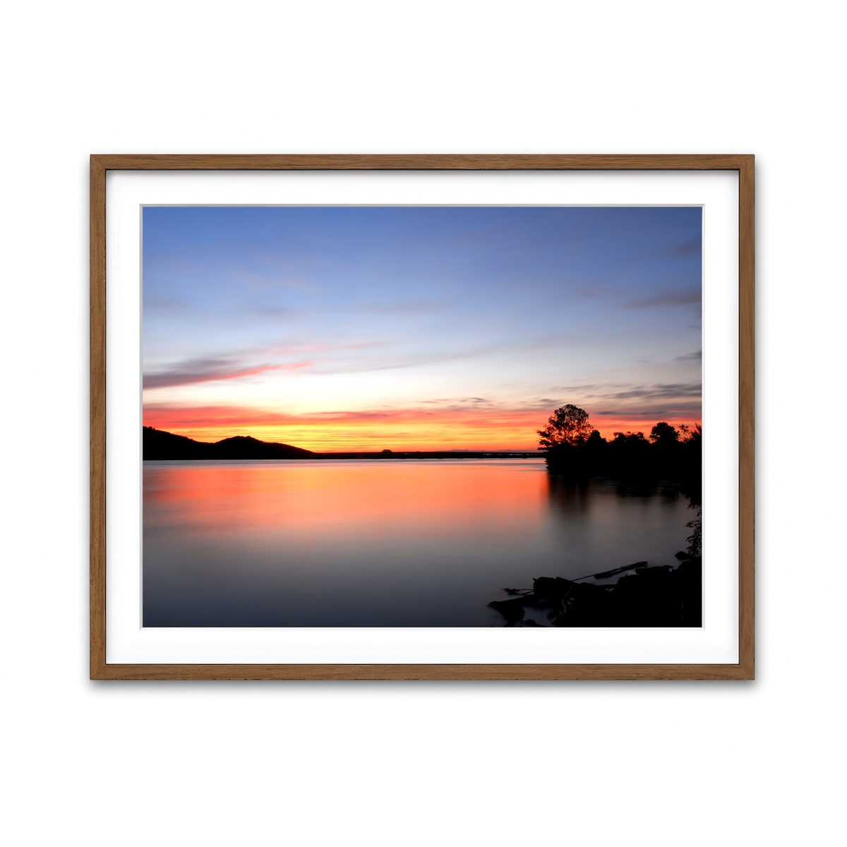 Framed Print 4x3 Walnut