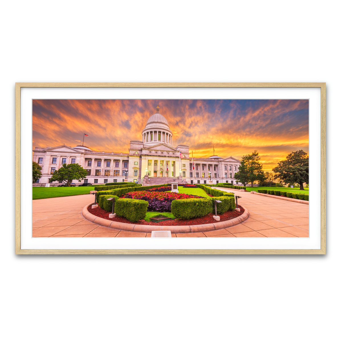 Framed Print 2x1 Natural