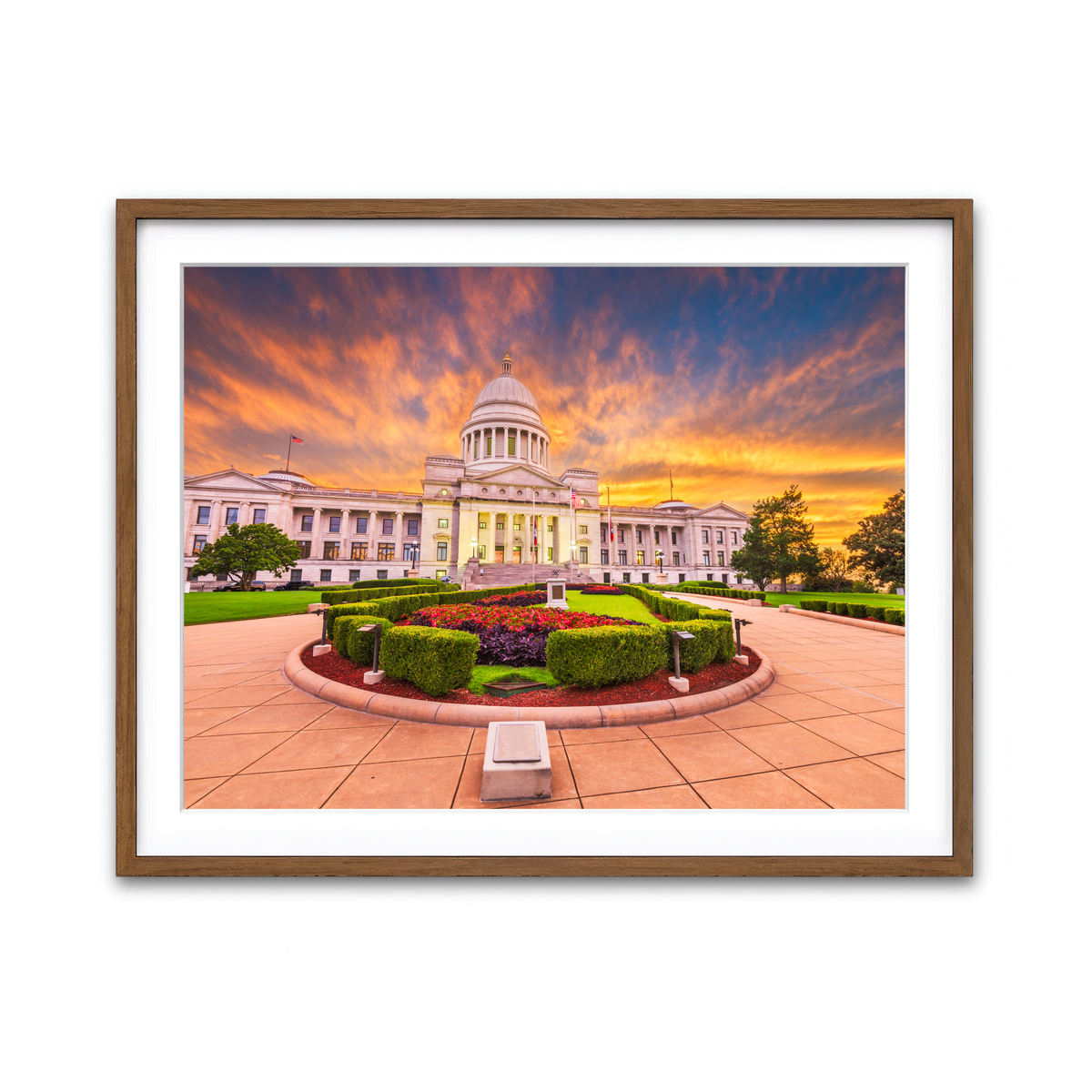 Framed Print 4x3 Walnut