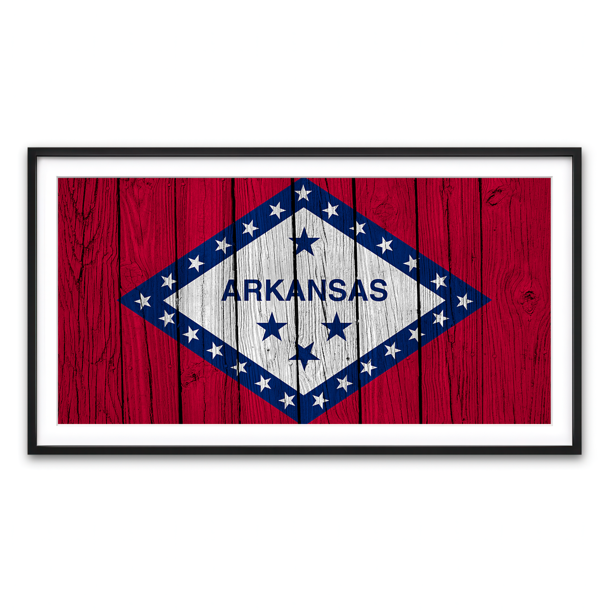 Framed Print 2x1 Black