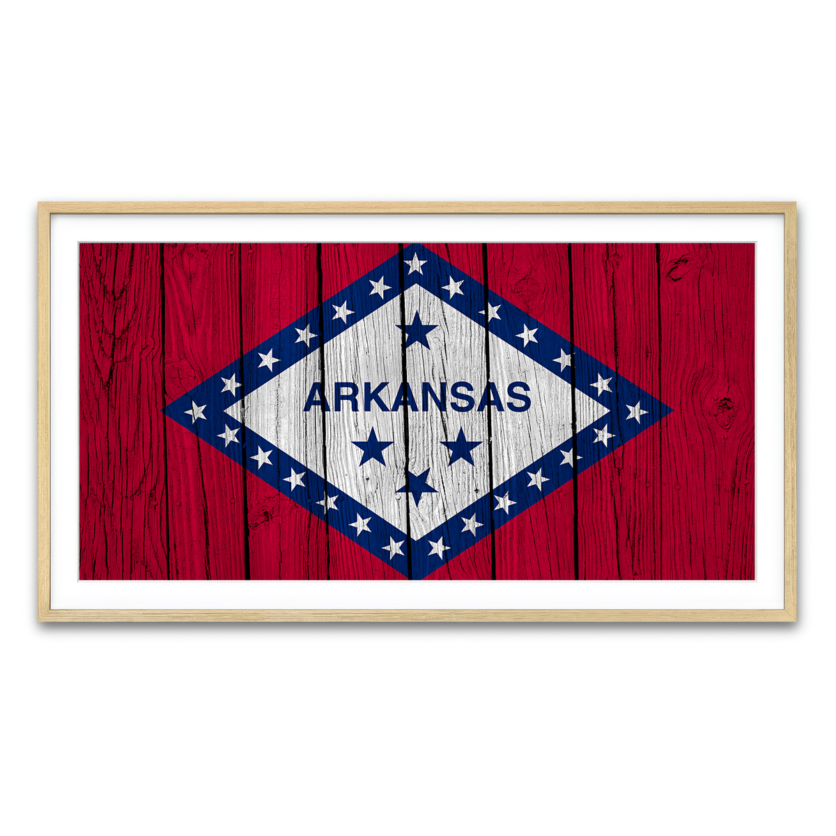 Framed Print 2x1 Natural