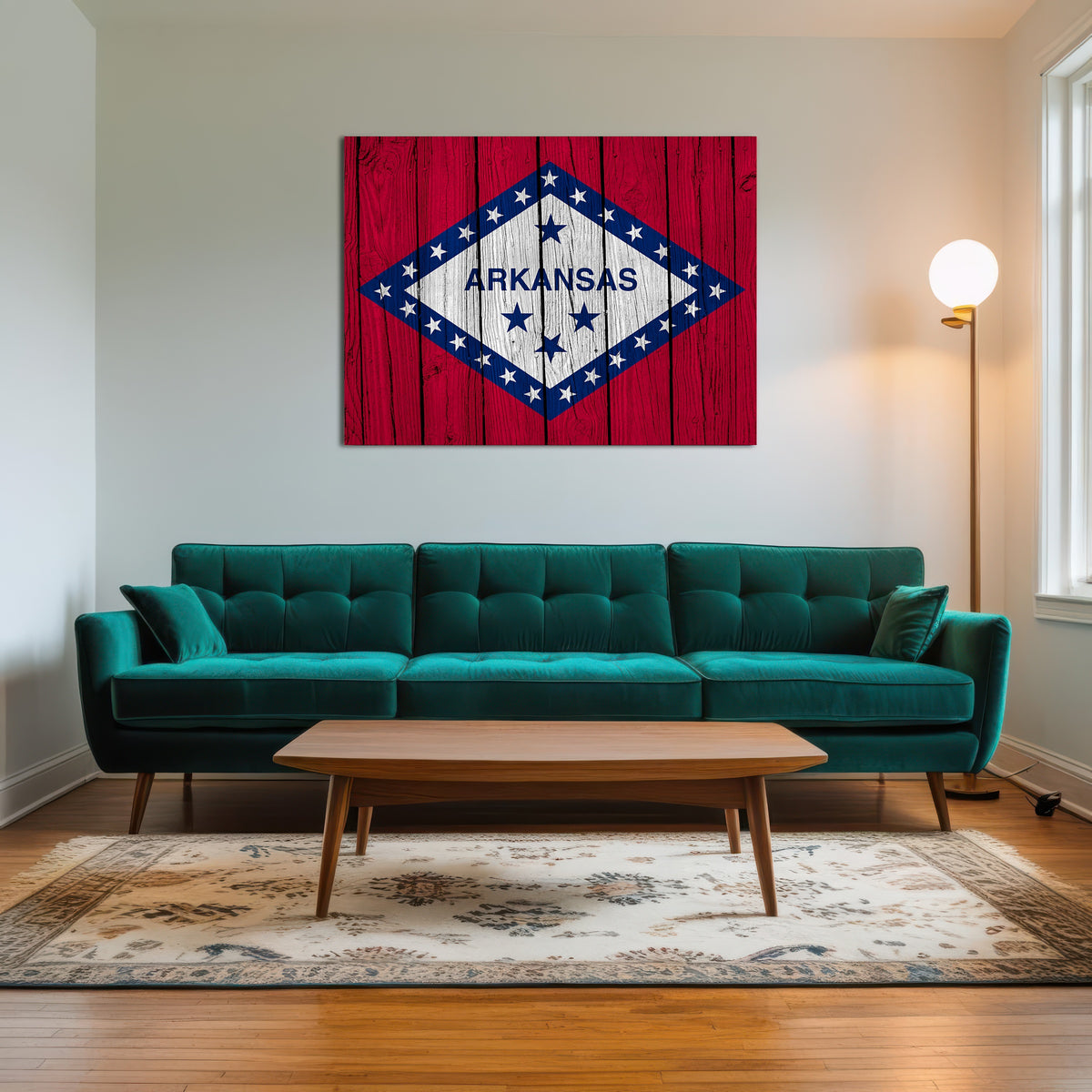 AUTO-MOCKUP ROOM | Arkansas State Flag