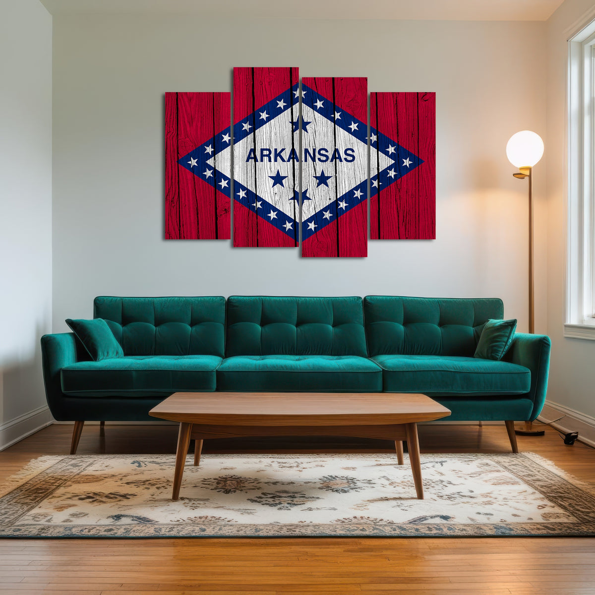 AUTO-MOCKUP ROOM | Arkansas State Flag