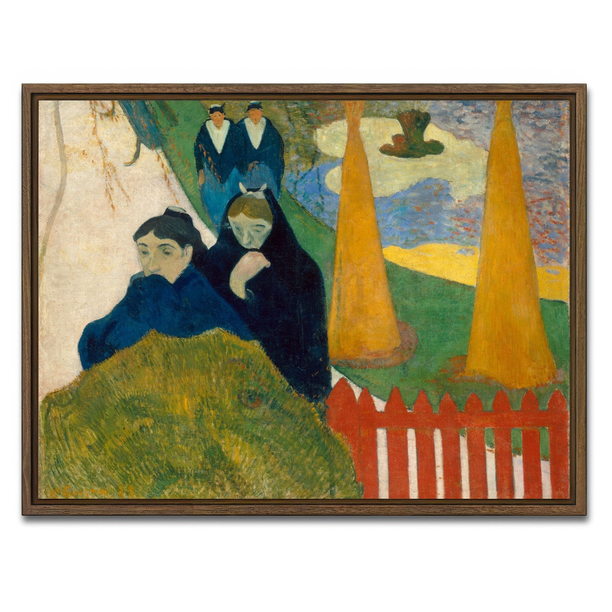 AUTO-MOCKUP WHITE | Arlesiennes | 1 Piece | Walnut Framed Canvas | group=4x3