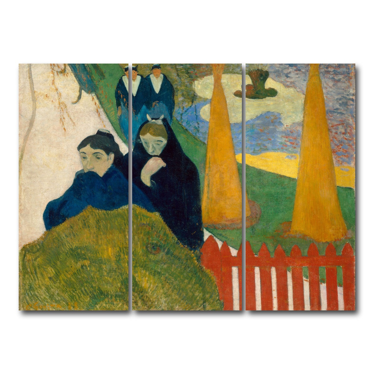 AUTO-MOCKUP WHITE | Arlesiennes | 3 Piece | Gallery Wrap Canvas | group=8x18