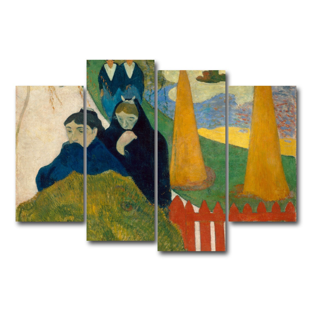 AUTO-MOCKUP WHITE | Arlesiennes | 4 Piece | Gallery Wrap Canvas | group=4_short