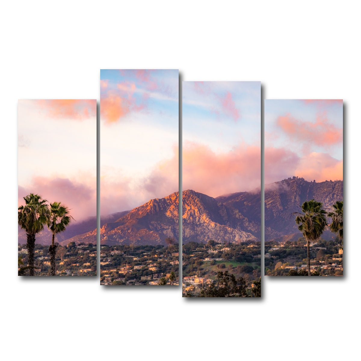 AUTO-MOCKUP WHITE | Arlington Peak | 4 Piece | Gallery Wrap Canvas | group=4_normal