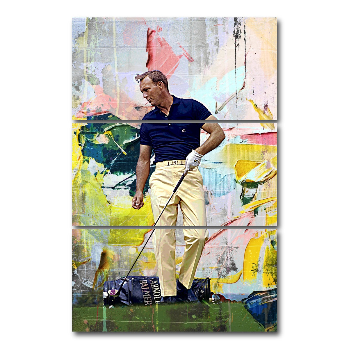 AUTO-MOCKUP WHITE | Arnold Palmer | 3 Piece | Gallery Wrap Canvas | group=12x24_stacked