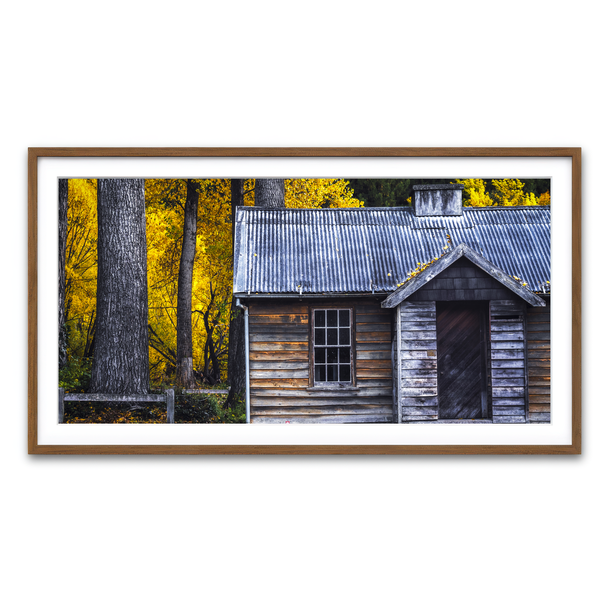 Framed Print 2x1 Walnut