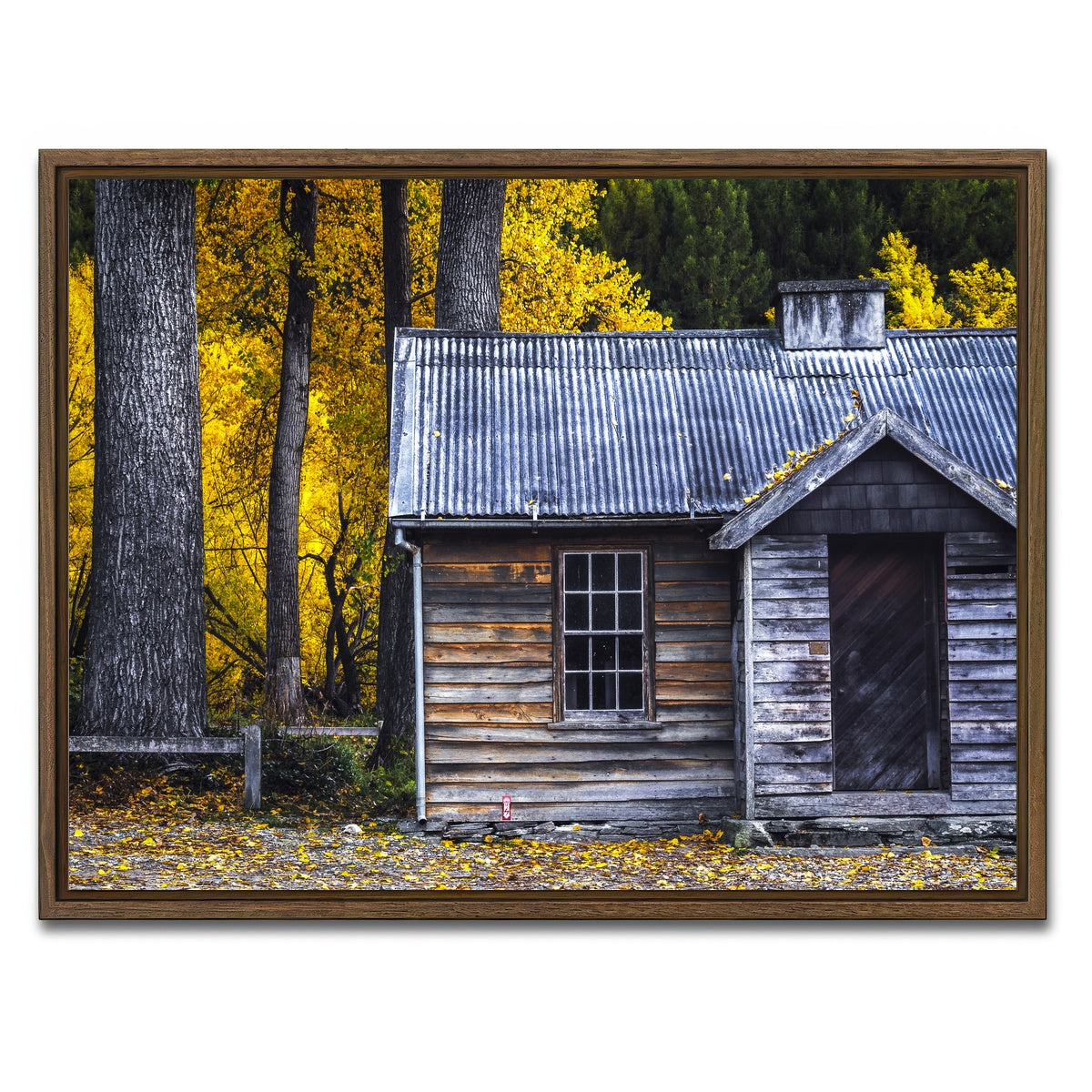 AUTO-MOCKUP WHITE | Arrowtown | 1 Piece | Walnut Framed Canvas | group=4x3