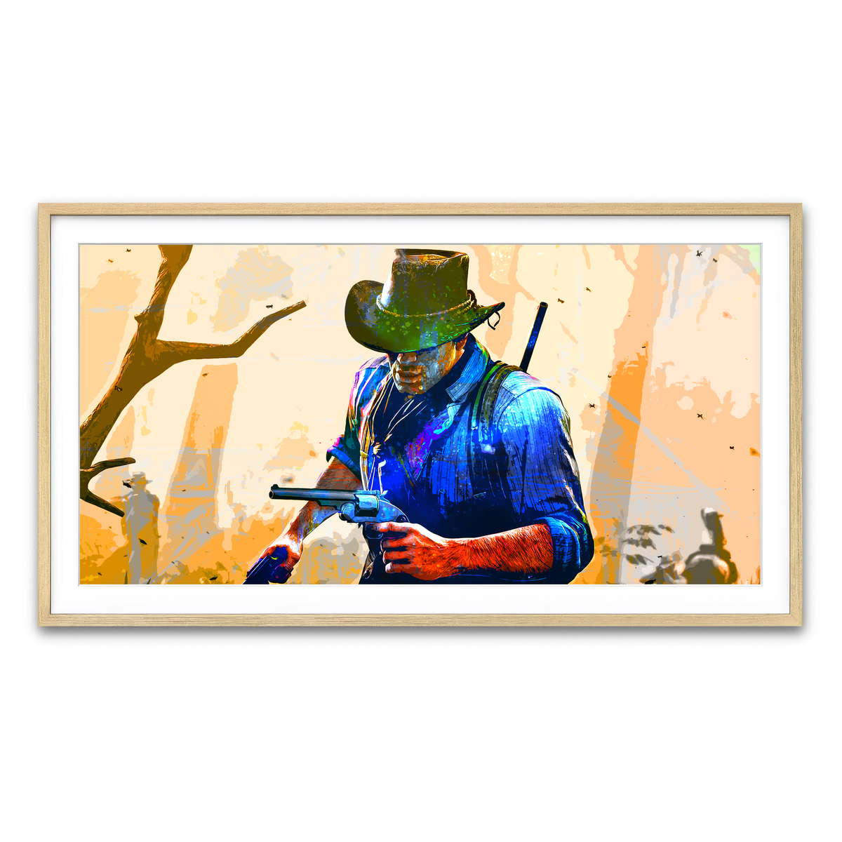 Framed Print 2x1 Natural