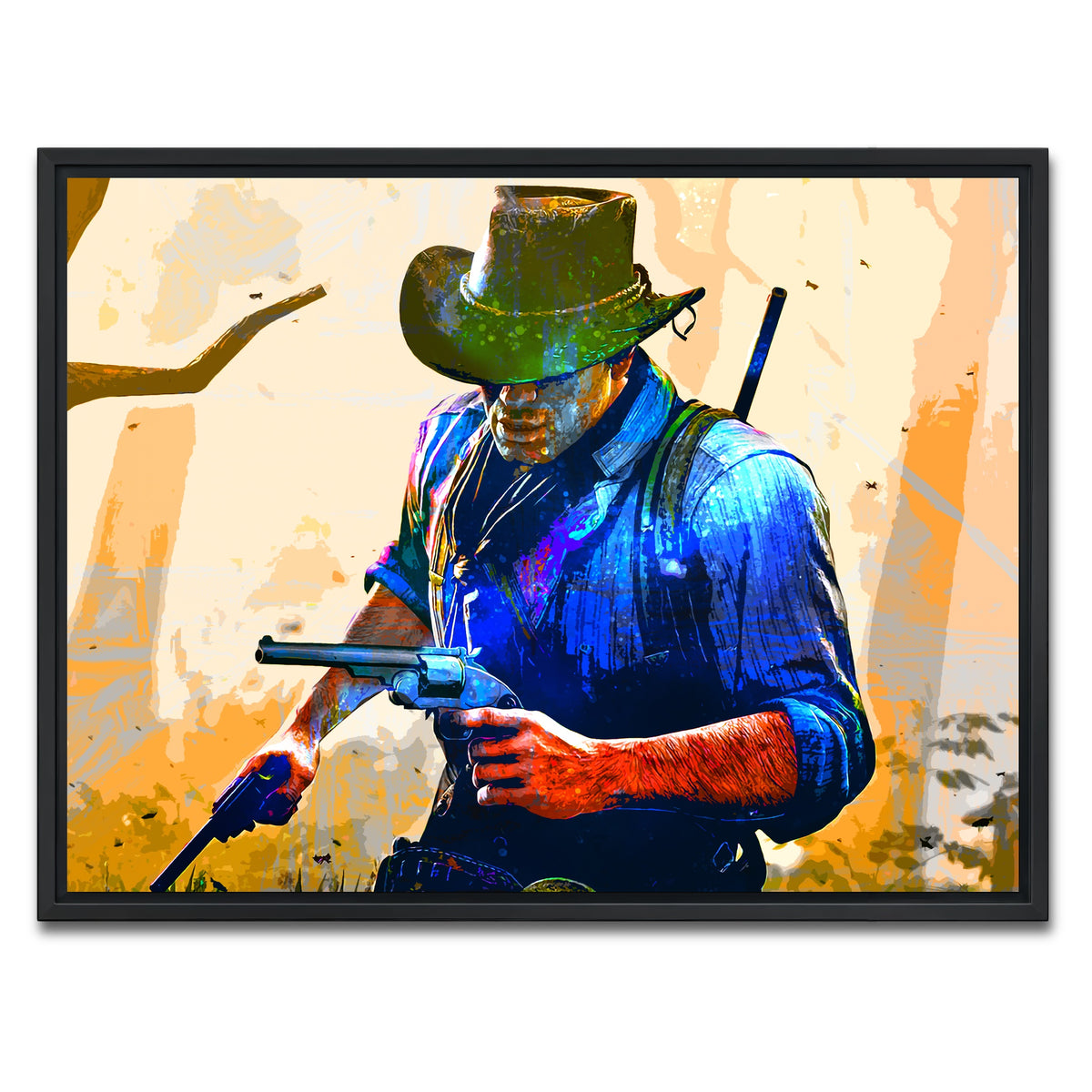 AUTO-MOCKUP WHITE | Arthur Morgan | 1 Piece | Black Framed Canvas | group=4x3