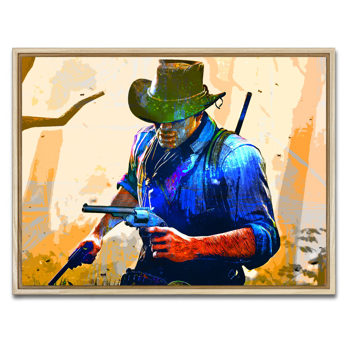 AUTO-MOCKUP WHITE | Arthur Morgan | 1 Piece | Natural Framed Canvas | group=4x3