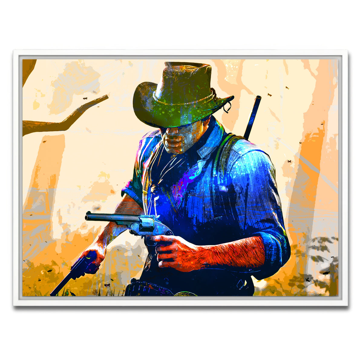 AUTO-MOCKUP WHITE | Arthur Morgan | 1 Piece | White Framed Canvas | group=4x3